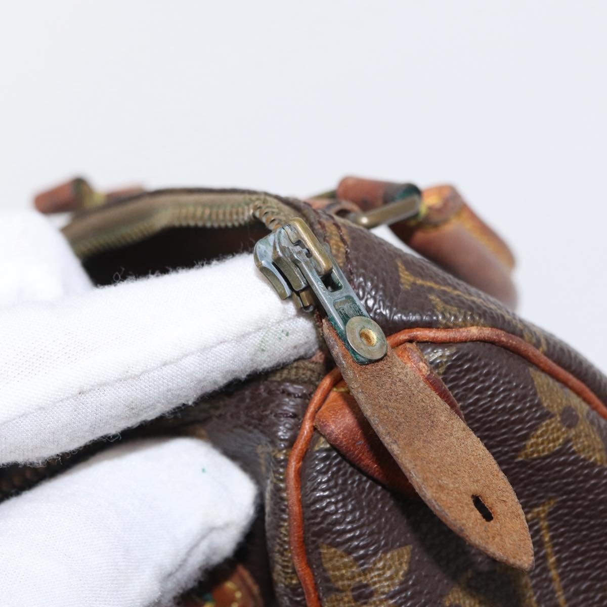 LOUIS VUITTON Monogram Mini Speedy Hand Bag M41534 LV Auth bs31542