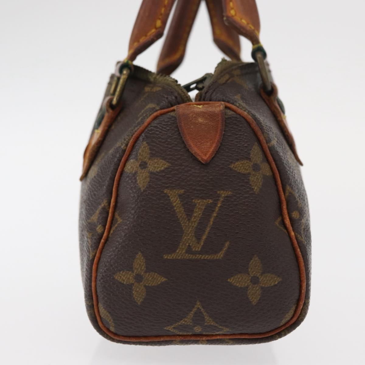 LOUIS VUITTON Monogram Mini Speedy Hand Bag M41534 LV Auth bs31542