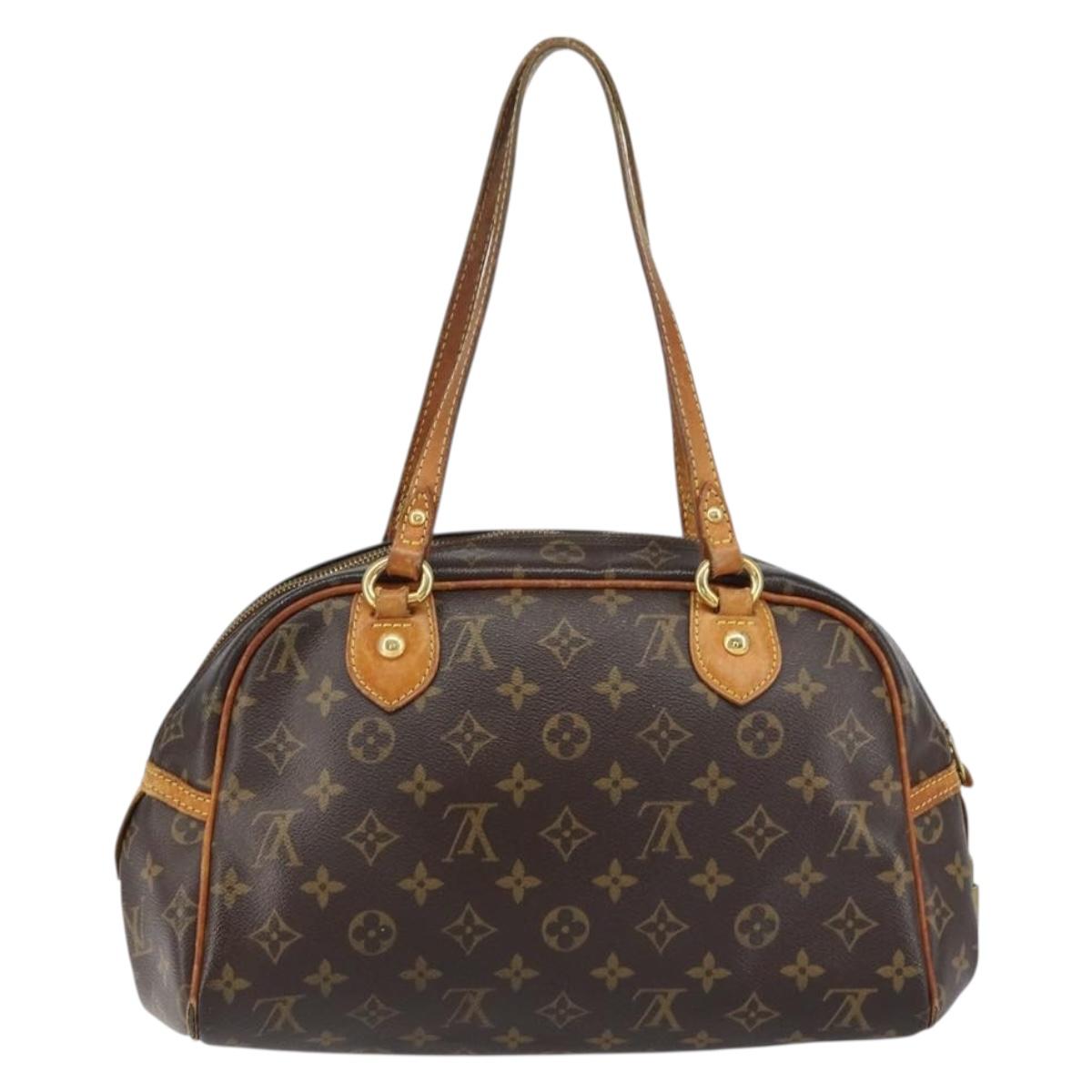 LOUIS VUITTON Monogram Montorgueil PM Hand Bag M95565 LV Auth bs31545