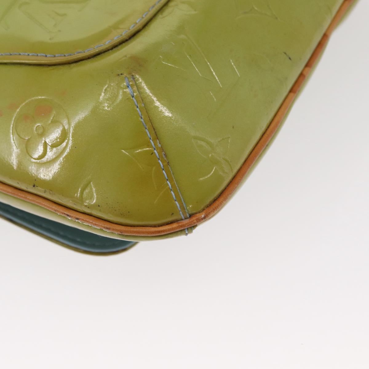 LOUIS VUITTON Monogram Vernis Thompson Street Bag Baby Blue M91009 Auth bs31550