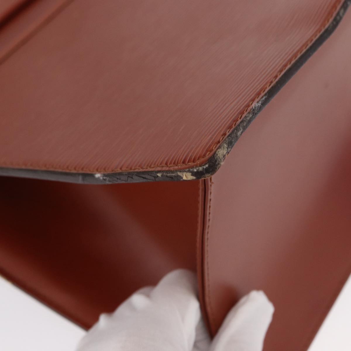 LOUIS VUITTON Epi Riviera Hand Bag Brown M48183 LV Auth bs31553