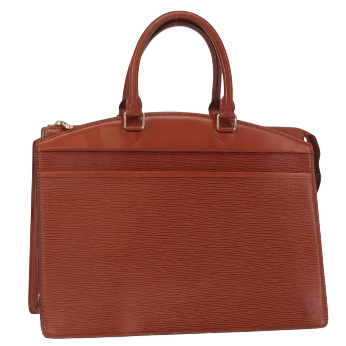 LOUIS VUITTON Epi Riviera Hand Bag Brown M48183 LV Auth bs31553
