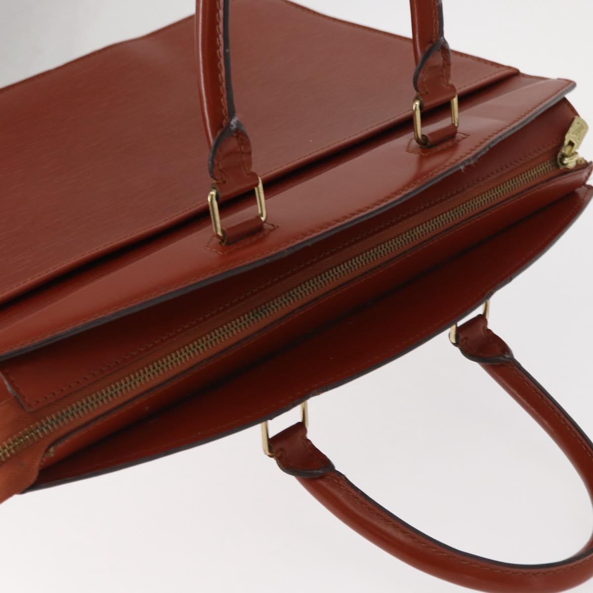 LOUIS VUITTON Epi Riviera Hand Bag Brown M48183 LV Auth bs31553