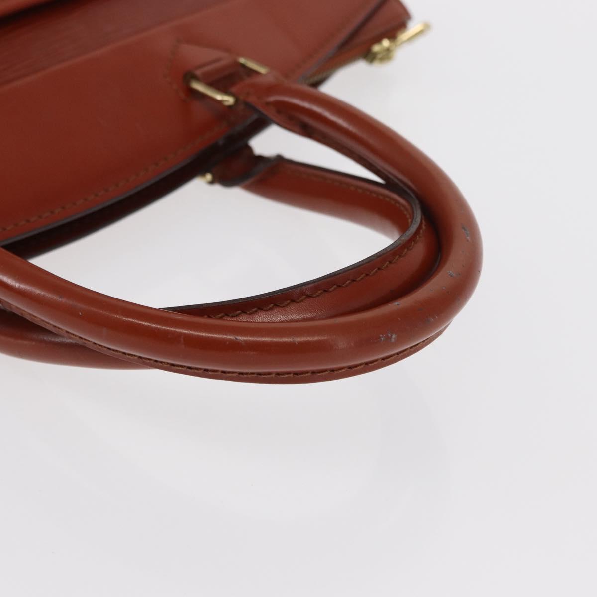 LOUIS VUITTON Epi Riviera Hand Bag Brown M48183 LV Auth bs31553