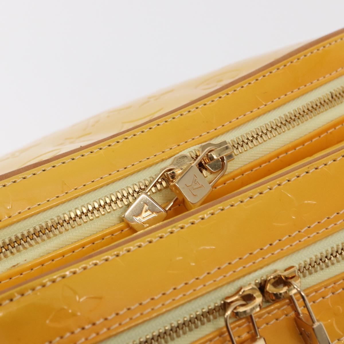 LOUIS VUITTON Monogram Vernis Marley Backpack Gris M91038 LV Auth bs31561