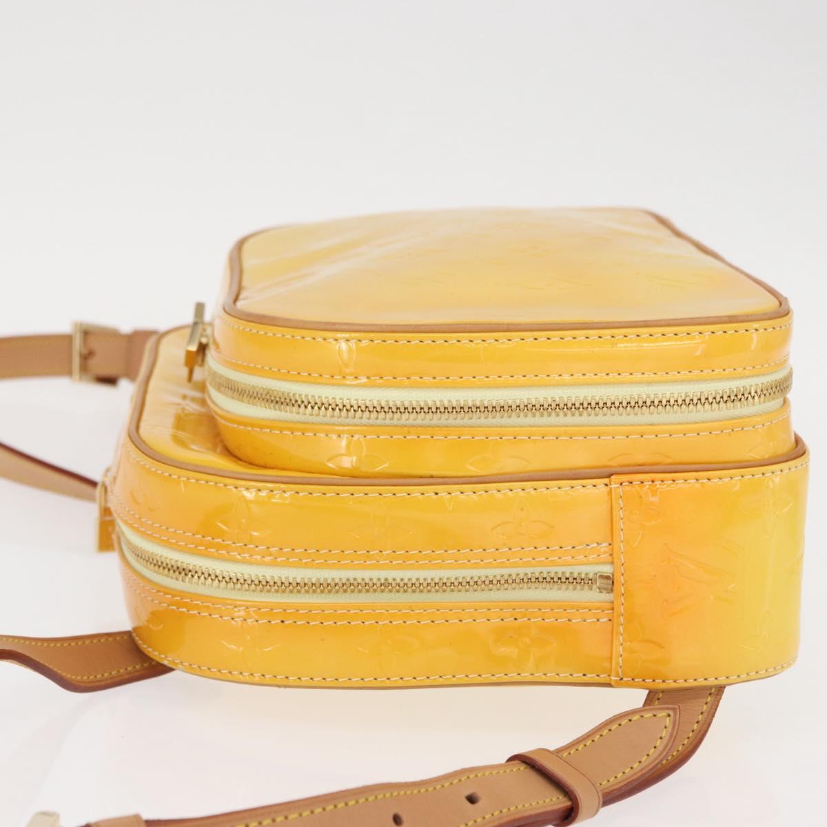 LOUIS VUITTON Monogram Vernis Marley Backpack Gris M91038 LV Auth bs31561