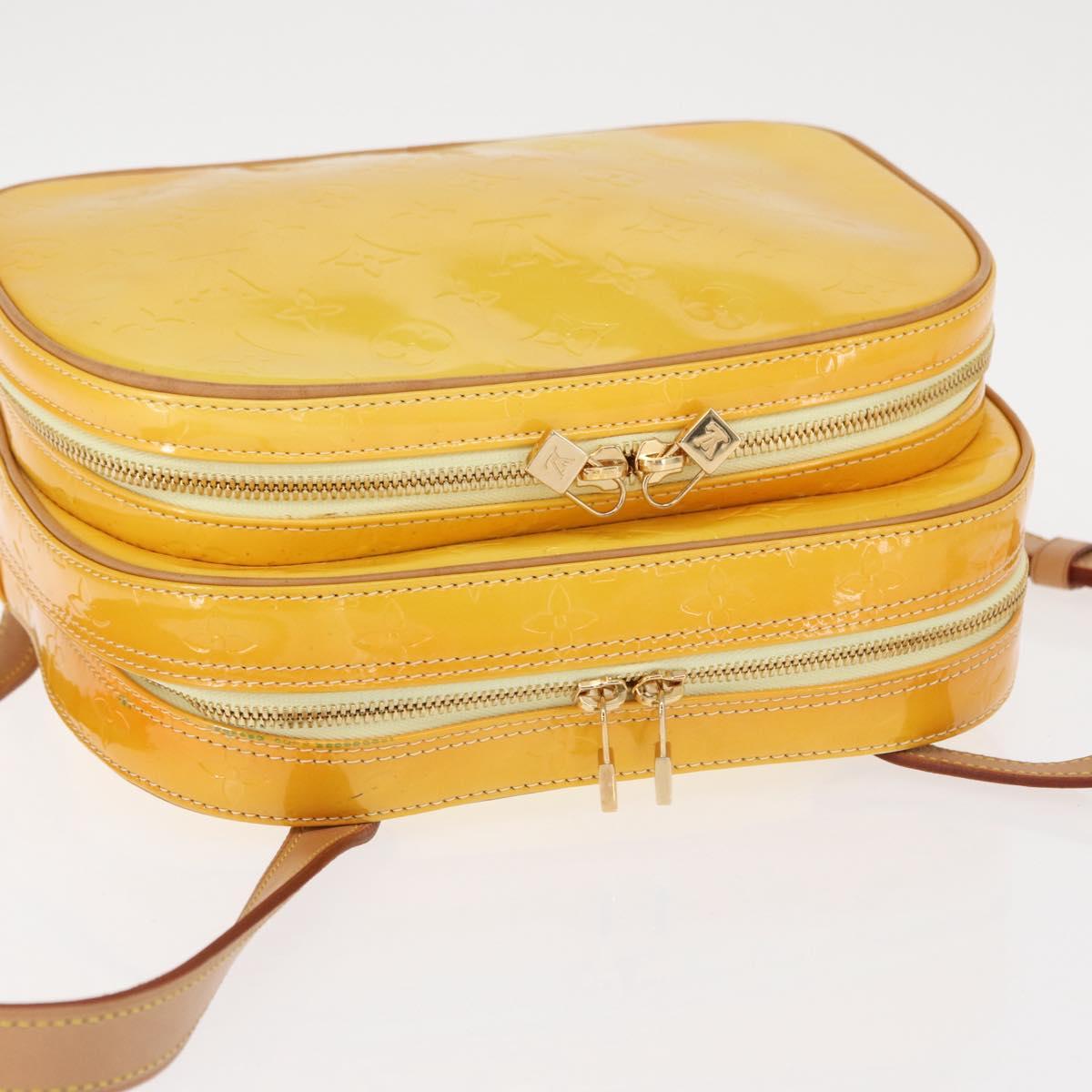 LOUIS VUITTON Monogram Vernis Marley Backpack Gris M91038 LV Auth bs31561