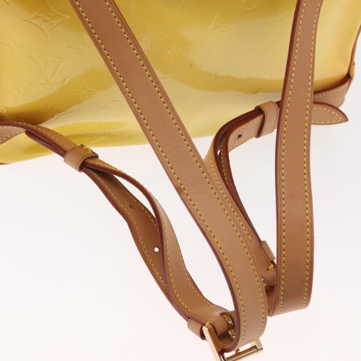 LOUIS VUITTON Monogram Vernis Marley Backpack Gris M91038 LV Auth bs31561