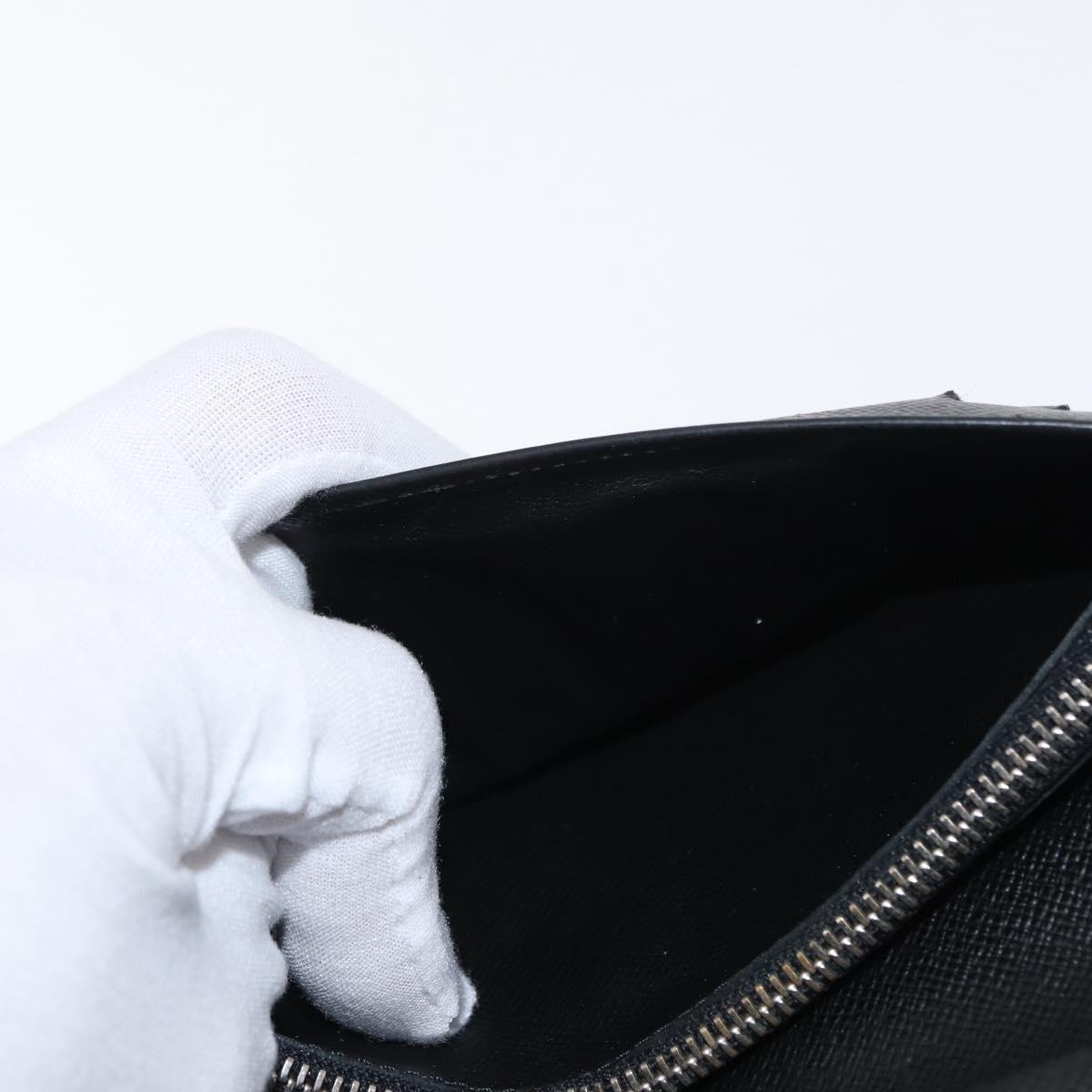 LOUIS VUITTON Damier Graphite Portefeuille Plaza Wallet N62665 LV Auth bs31597