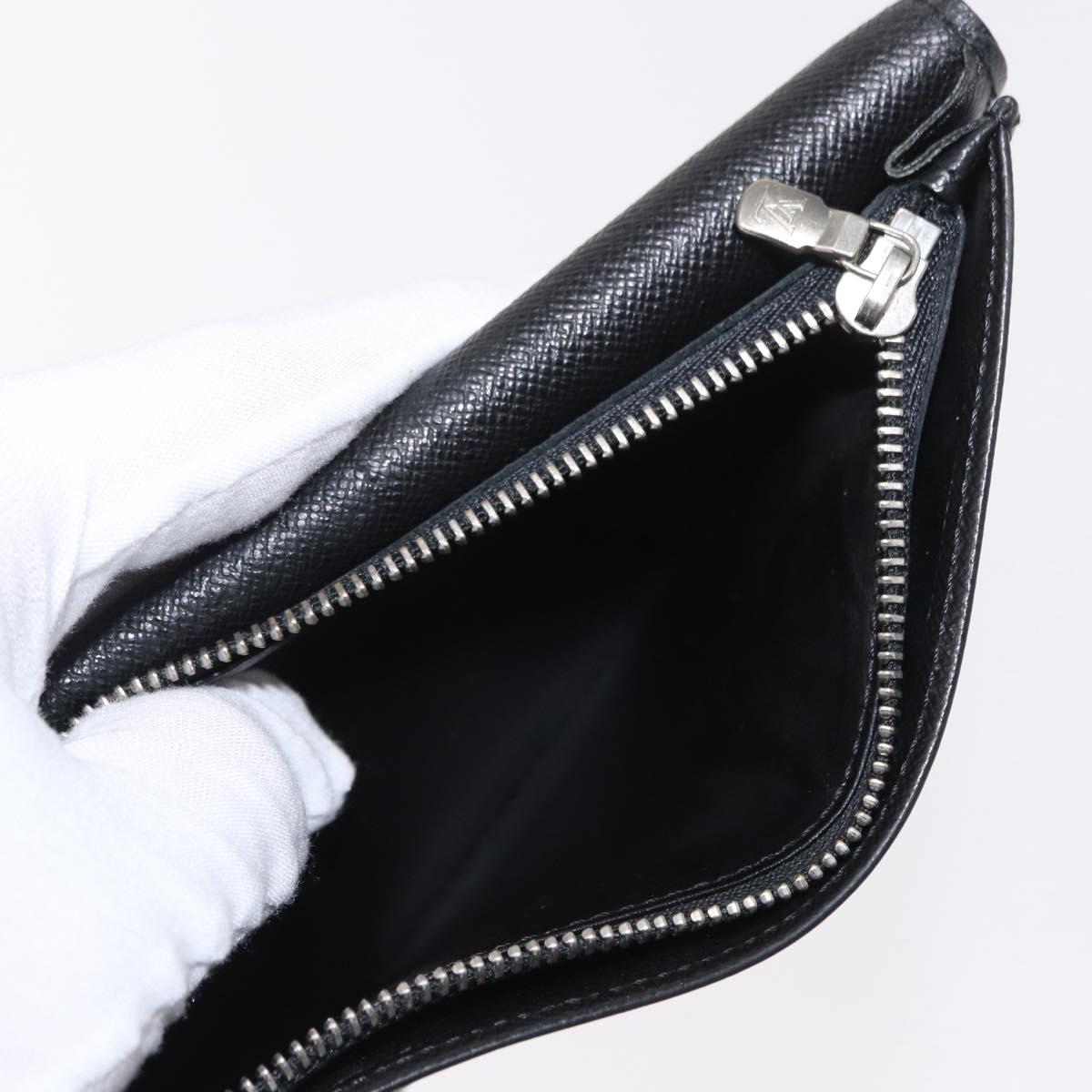 LOUIS VUITTON Damier Graphite Portefeuille Plaza Wallet N62665 LV Auth bs31597