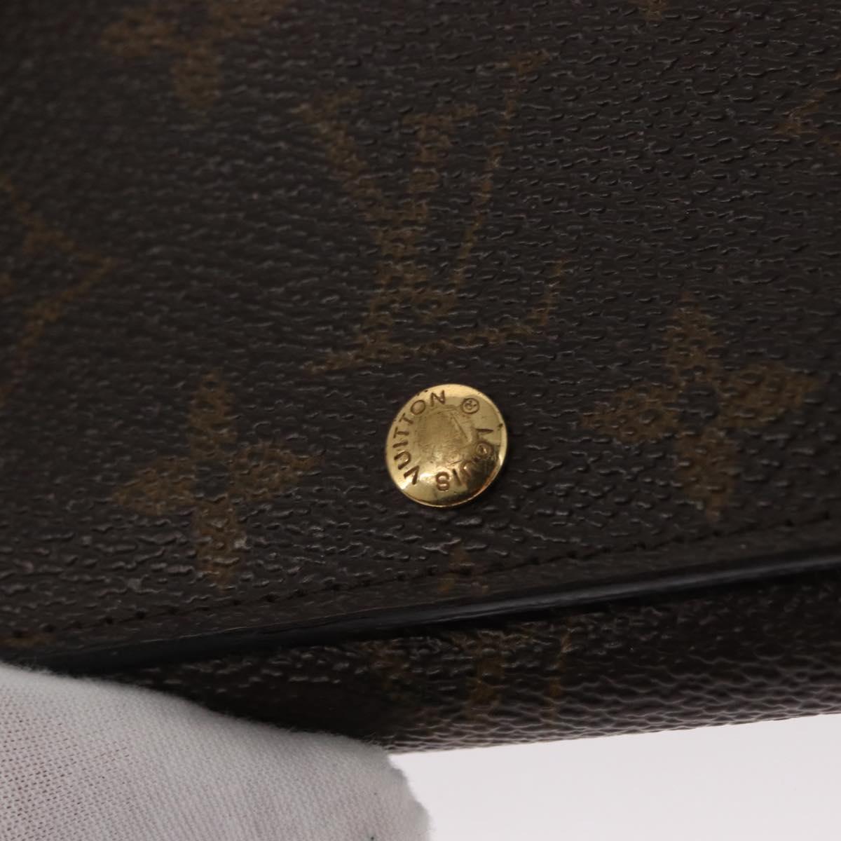 LOUIS VUITTON Monogram Portefeuille Tresol Wallet M61736 LV Auth bs31600