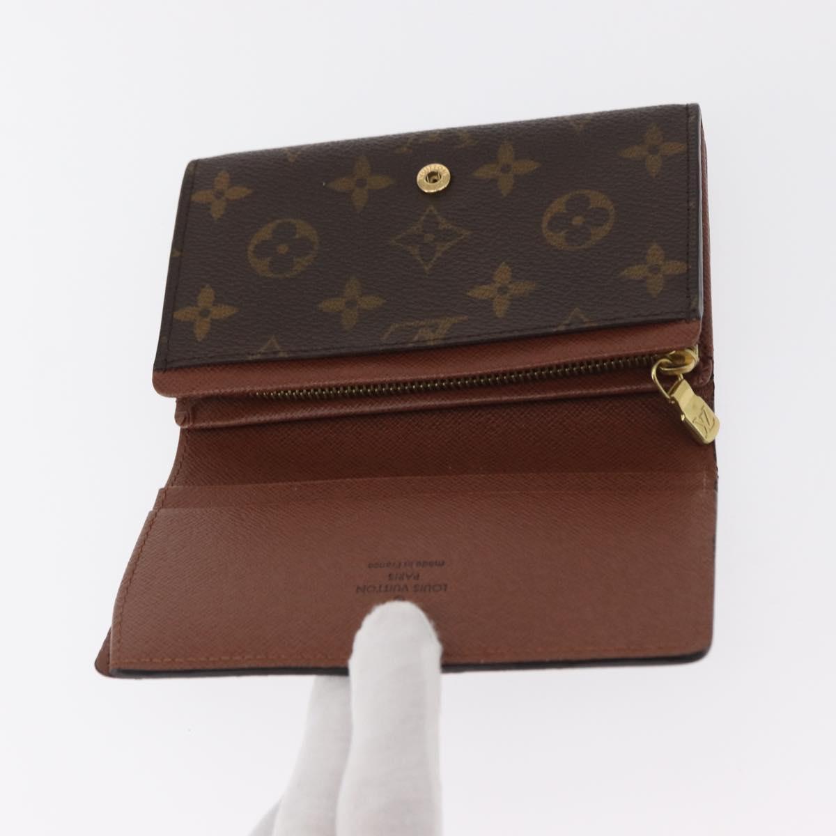 LOUIS VUITTON Monogram Portefeuille Tresol Wallet M61736 LV Auth bs31600