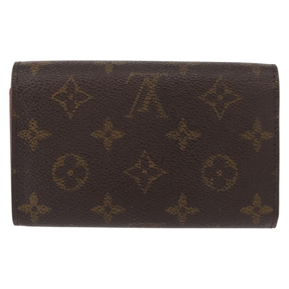 LOUIS VUITTON Monogram Portefeuille Tresol Wallet M61736 LV Auth bs31600