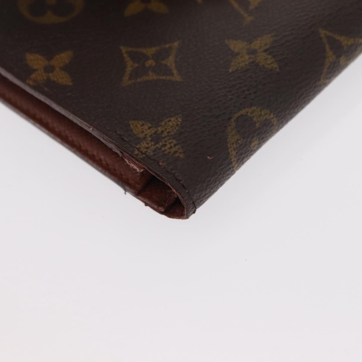 LOUIS VUITTON Monogram Porte Monnaie Billets Viennois Wallet M61663 Auth bs31601