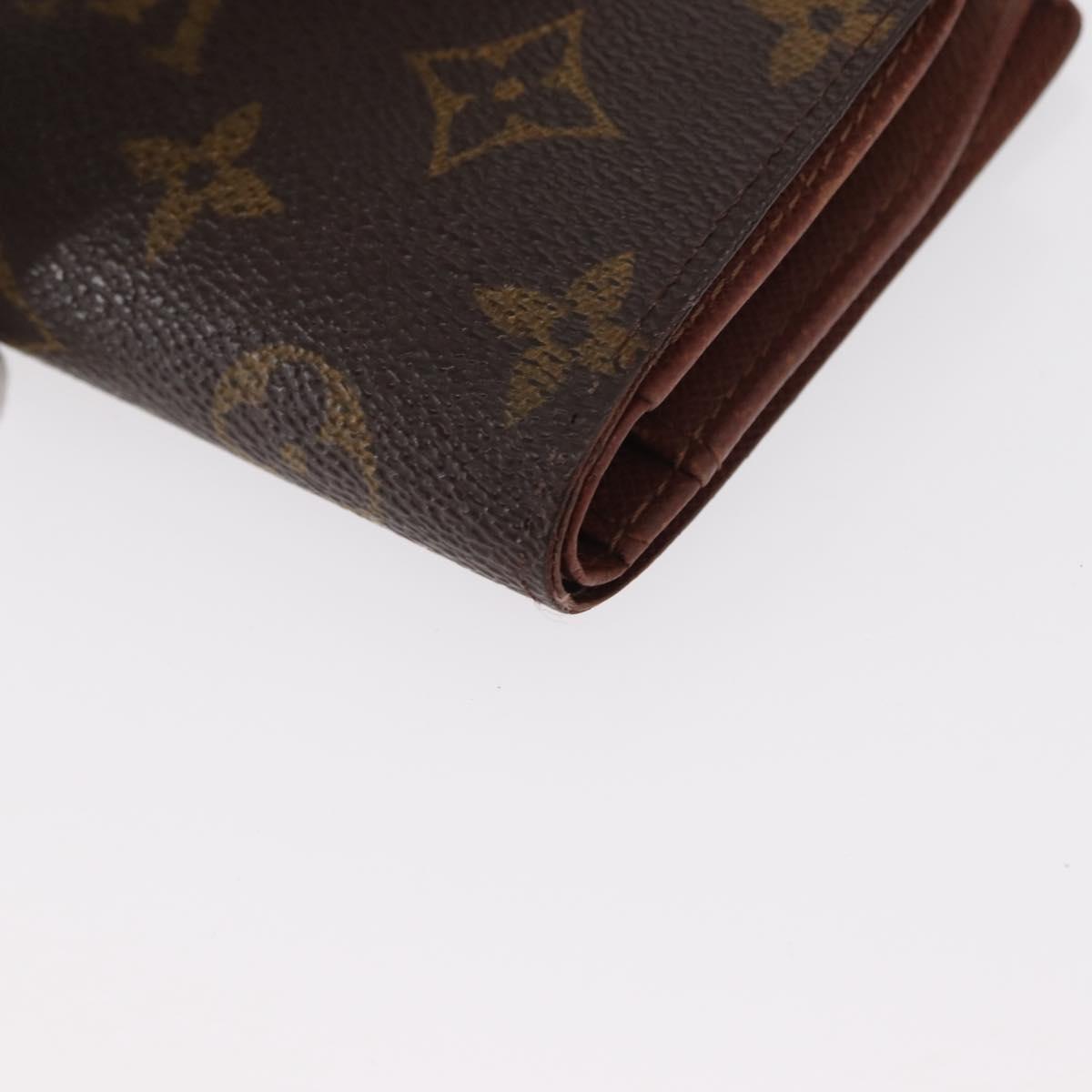 LOUIS VUITTON Monogram Porte Monnaie Billets Viennois Wallet M61663 Auth bs31601