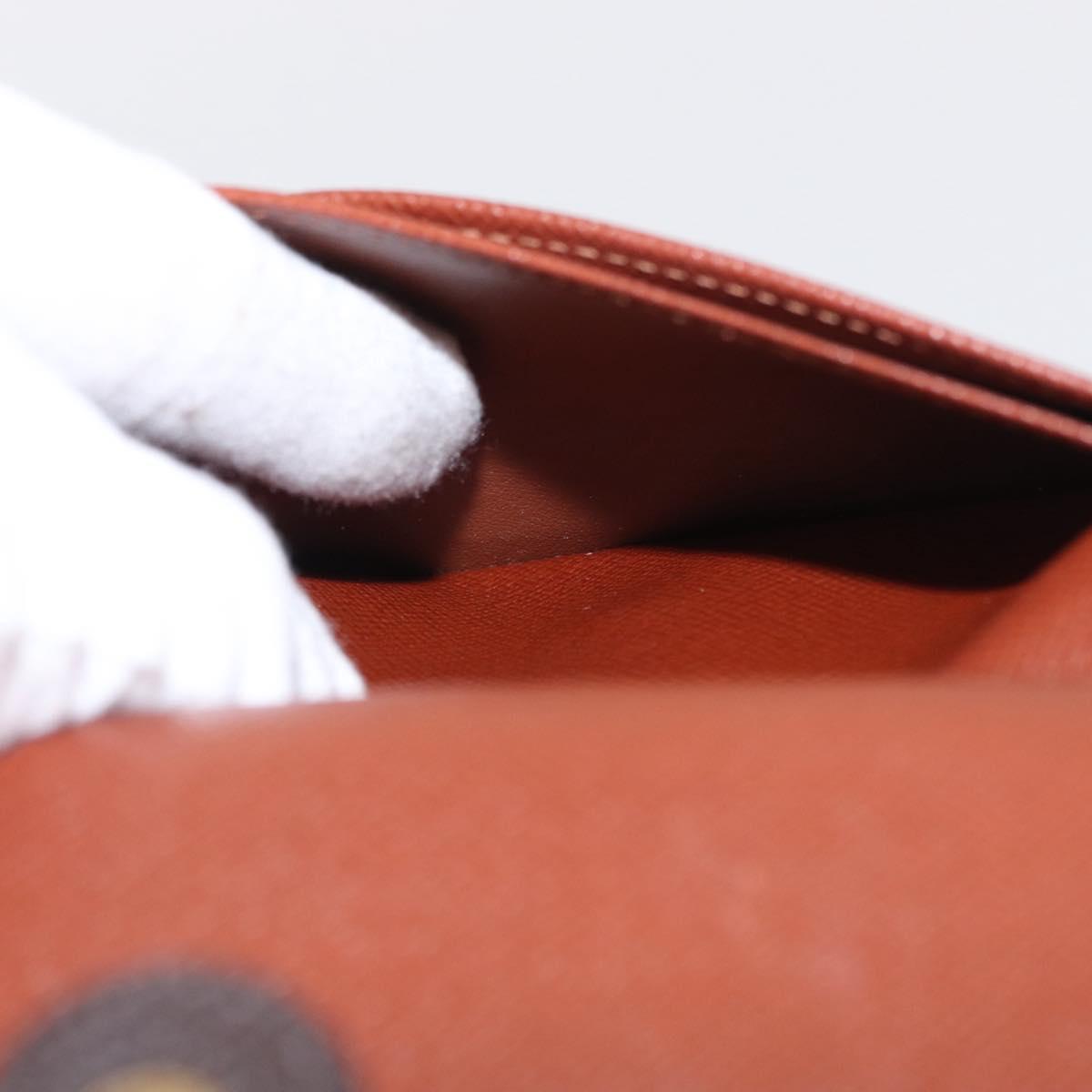 LOUIS VUITTON Monogram Porte Monnaie Billets Viennois Wallet M61663 Auth bs31602