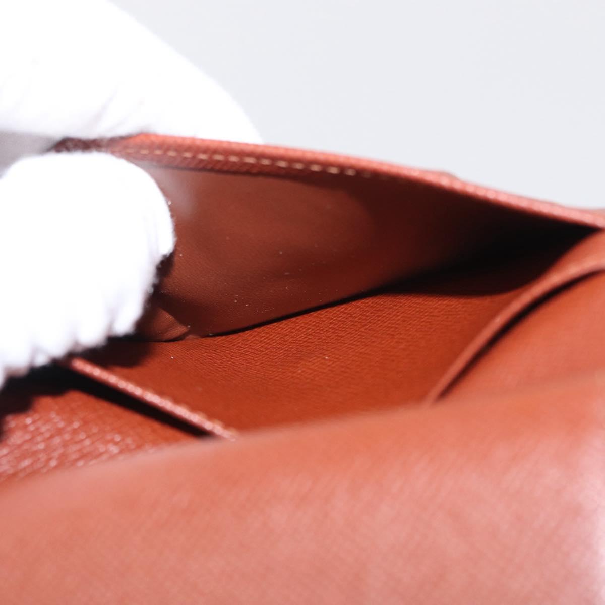 LOUIS VUITTON Monogram Porte Monnaie Billets Viennois Wallet M61663 Auth bs31602