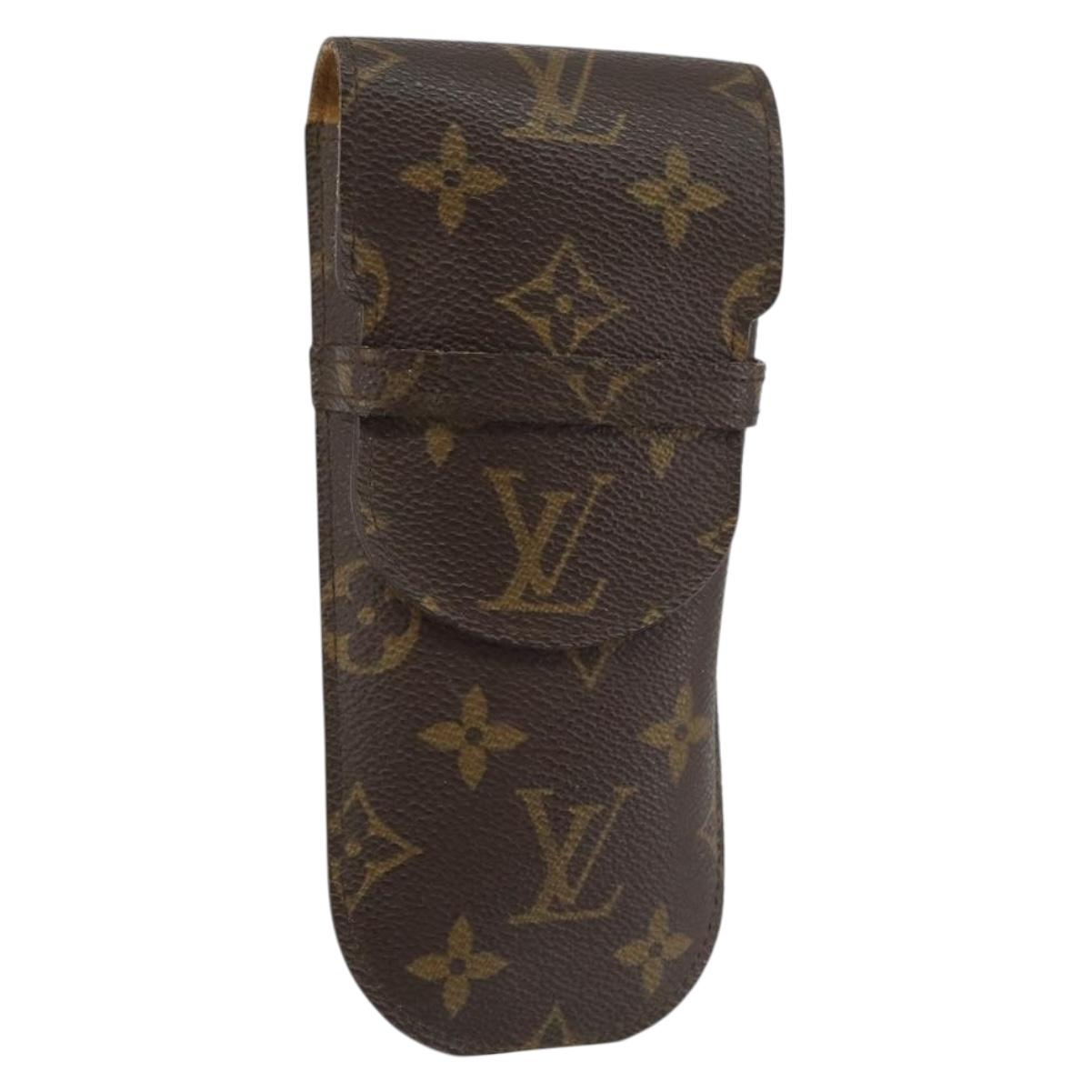 LOUIS VUITTON Monogram Etui Lunette Rabat Glasses Case M62970 LV Auth bs31605