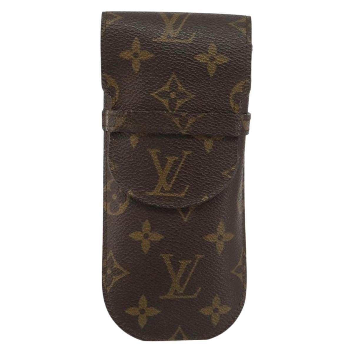 LOUIS VUITTON Monogram Etui Lunette Rabat Glasses Case M62970 LV Auth bs31605