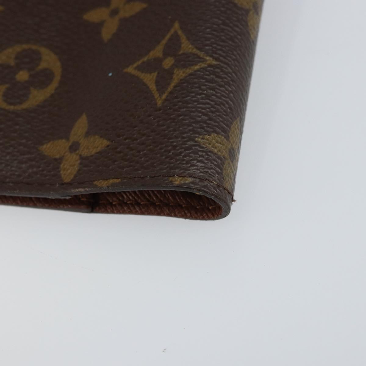 LOUIS VUITTON Monogram Agenda PM Day Planner Cover R20005 LV Auth bs31606
