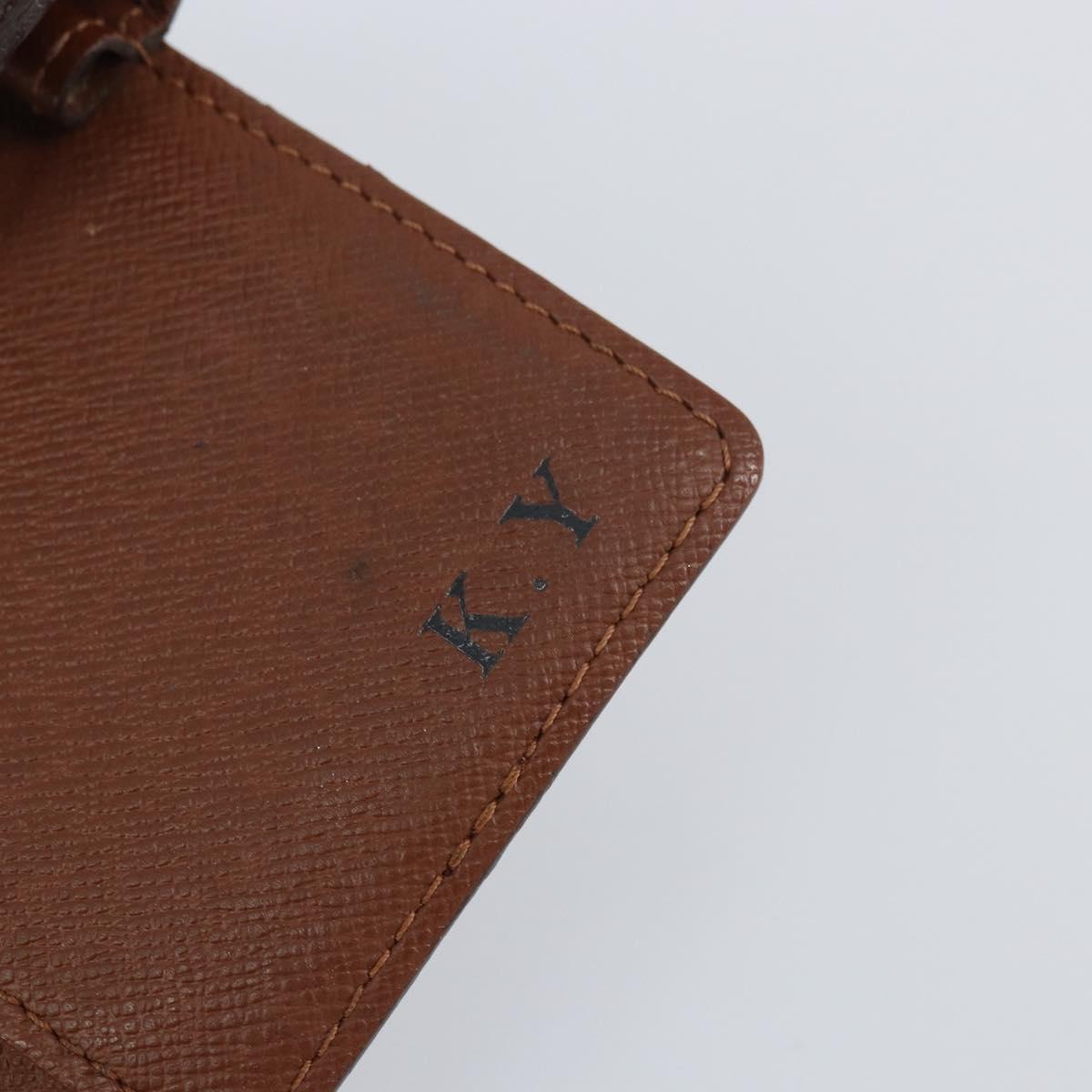 LOUIS VUITTON Monogram Agenda PM Day Planner Cover R20005 LV Auth bs31606