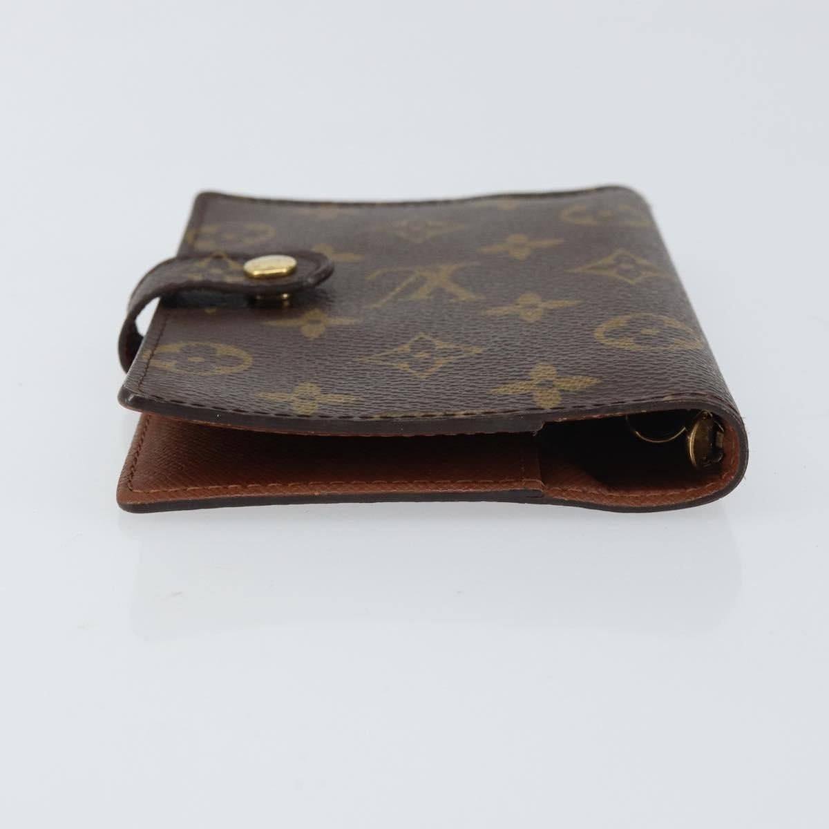 LOUIS VUITTON Monogram Agenda PM Day Planner Cover R20005 LV Auth bs31606