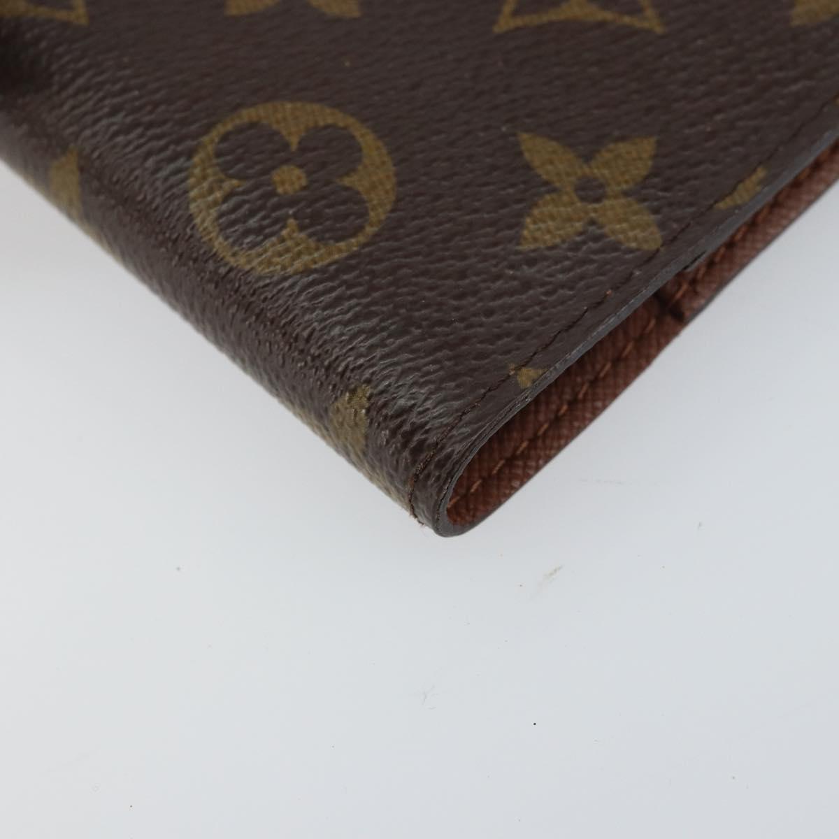 LOUIS VUITTON Monogram Agenda PM Day Planner Cover R20005 LV Auth bs31606