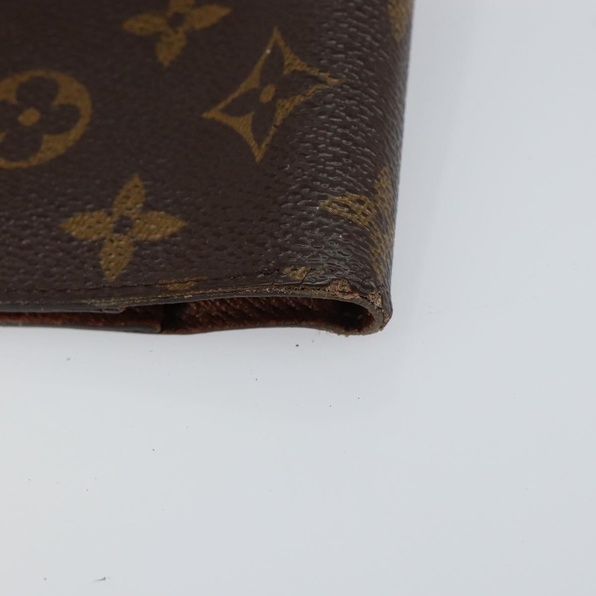 LOUIS VUITTON Monogram Agenda PM Day Planner Cover R20005 LV Auth bs31607