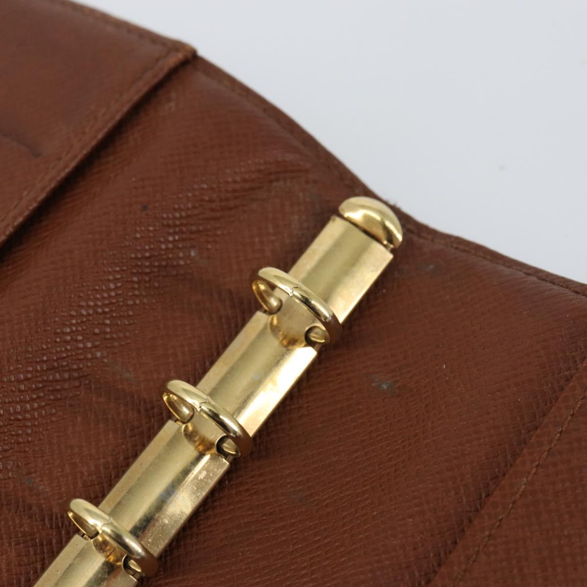 LOUIS VUITTON Monogram Agenda PM Day Planner Cover R20005 LV Auth bs31607