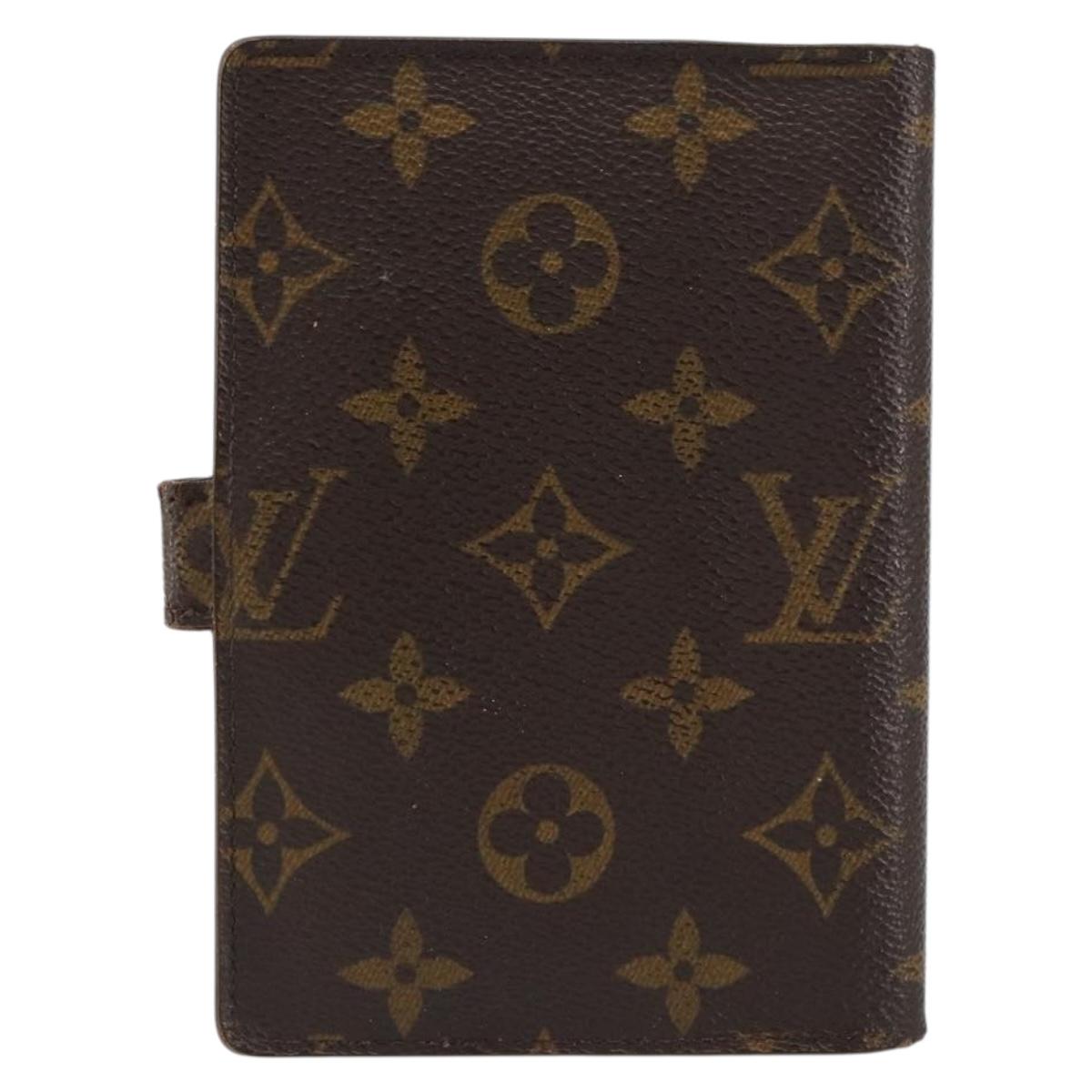 LOUIS VUITTON Monogram Agenda PM Day Planner Cover R20005 LV Auth bs31607