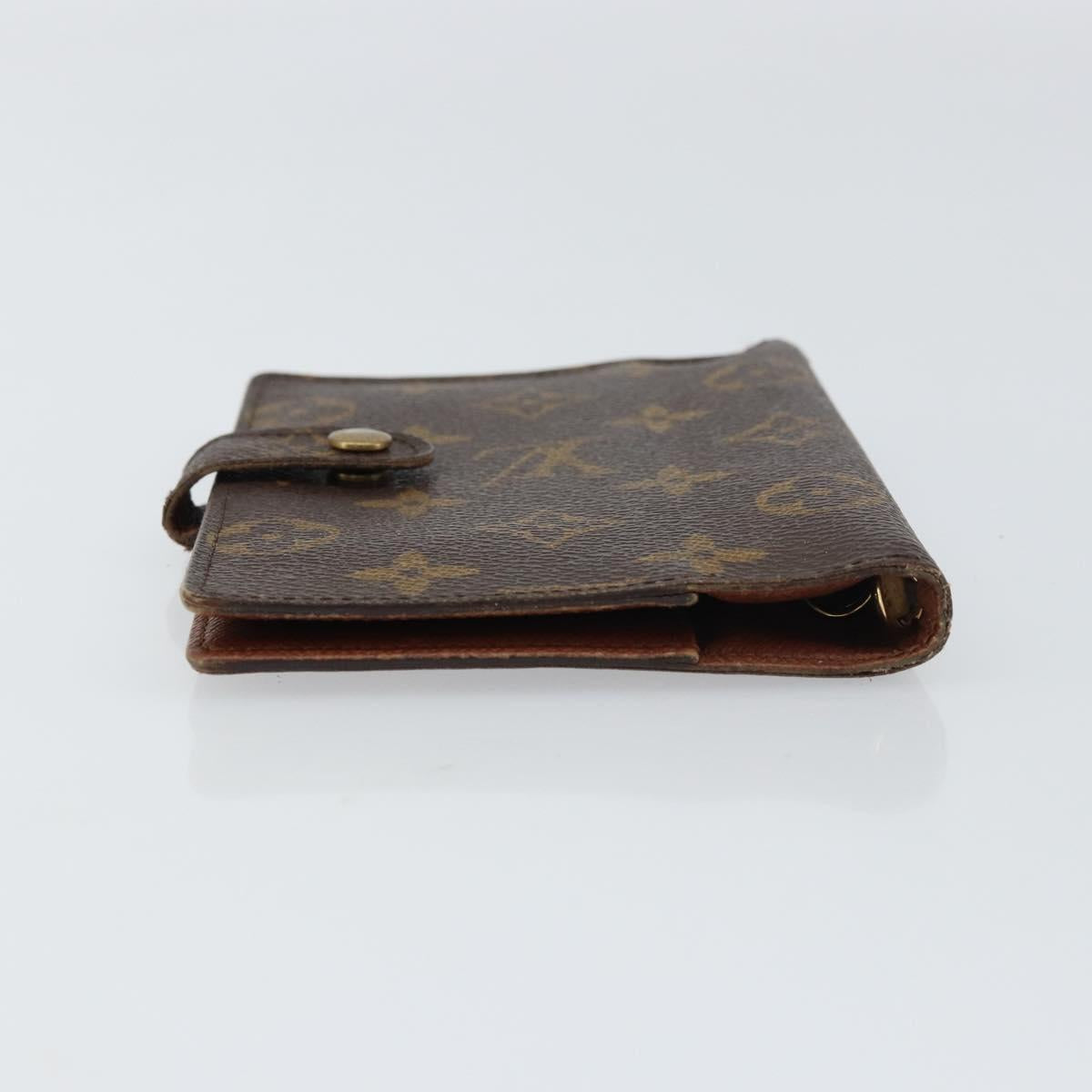 LOUIS VUITTON Monogram Agenda PM Day Planner Cover R20005 LV Auth bs31607