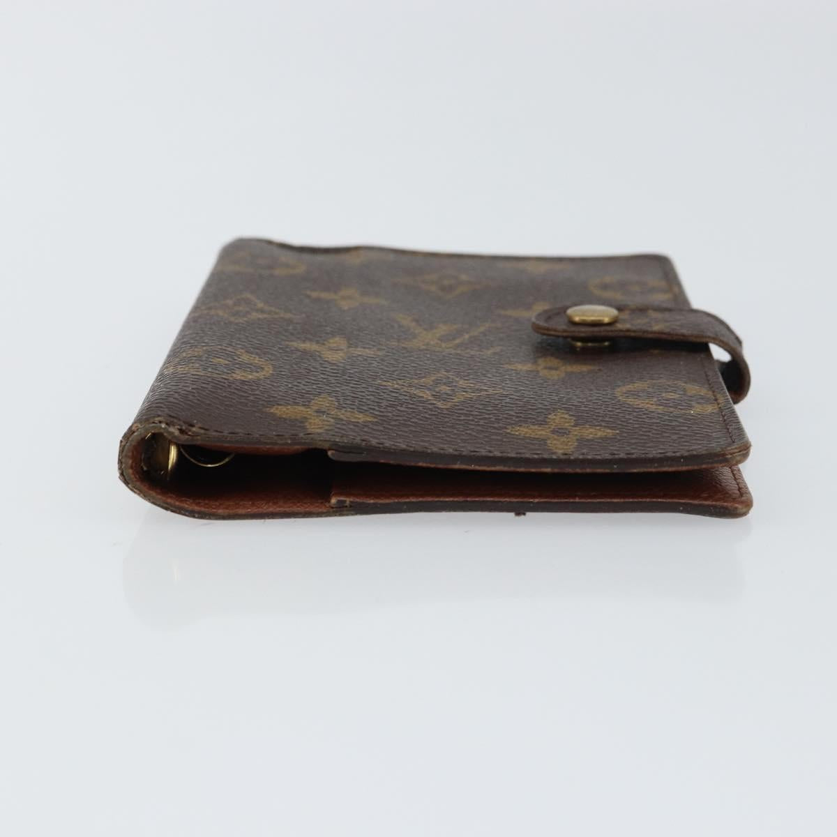LOUIS VUITTON Monogram Agenda PM Day Planner Cover R20005 LV Auth bs31607