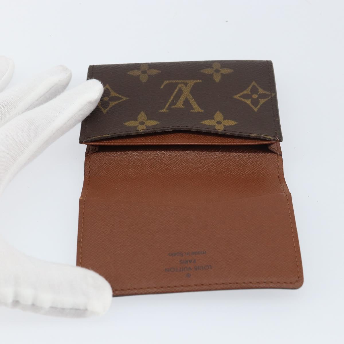 LOUIS VUITTON Monogram Anvelop Cult De Vuitto Card Case M62920 LV Auth bs31609