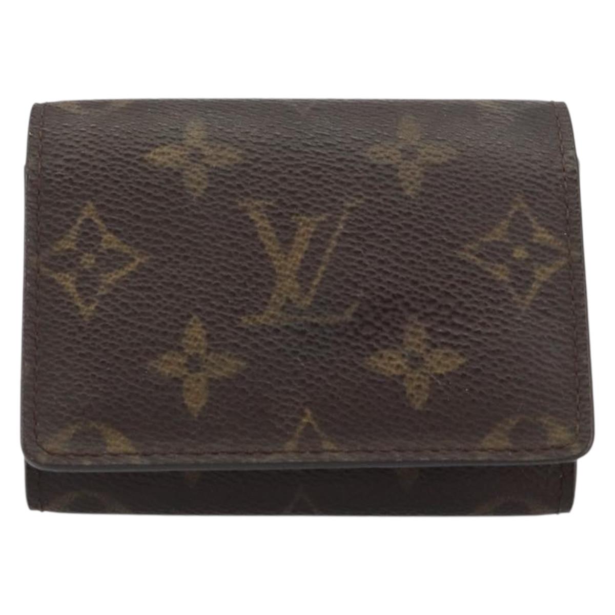 LOUIS VUITTON Monogram Anvelop Cult De Vuitto Card Case M62920 LV Auth bs31609