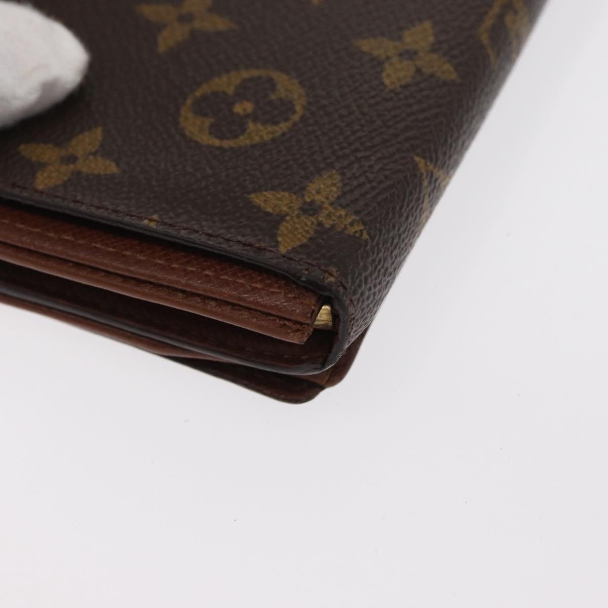 LOUIS VUITTON Monogram Portefeuille Tresol Wallet M61736 LV Auth bs31611