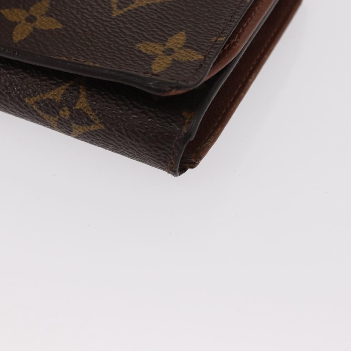 LOUIS VUITTON Monogram Portefeuille Tresol Wallet M61736 LV Auth bs31611