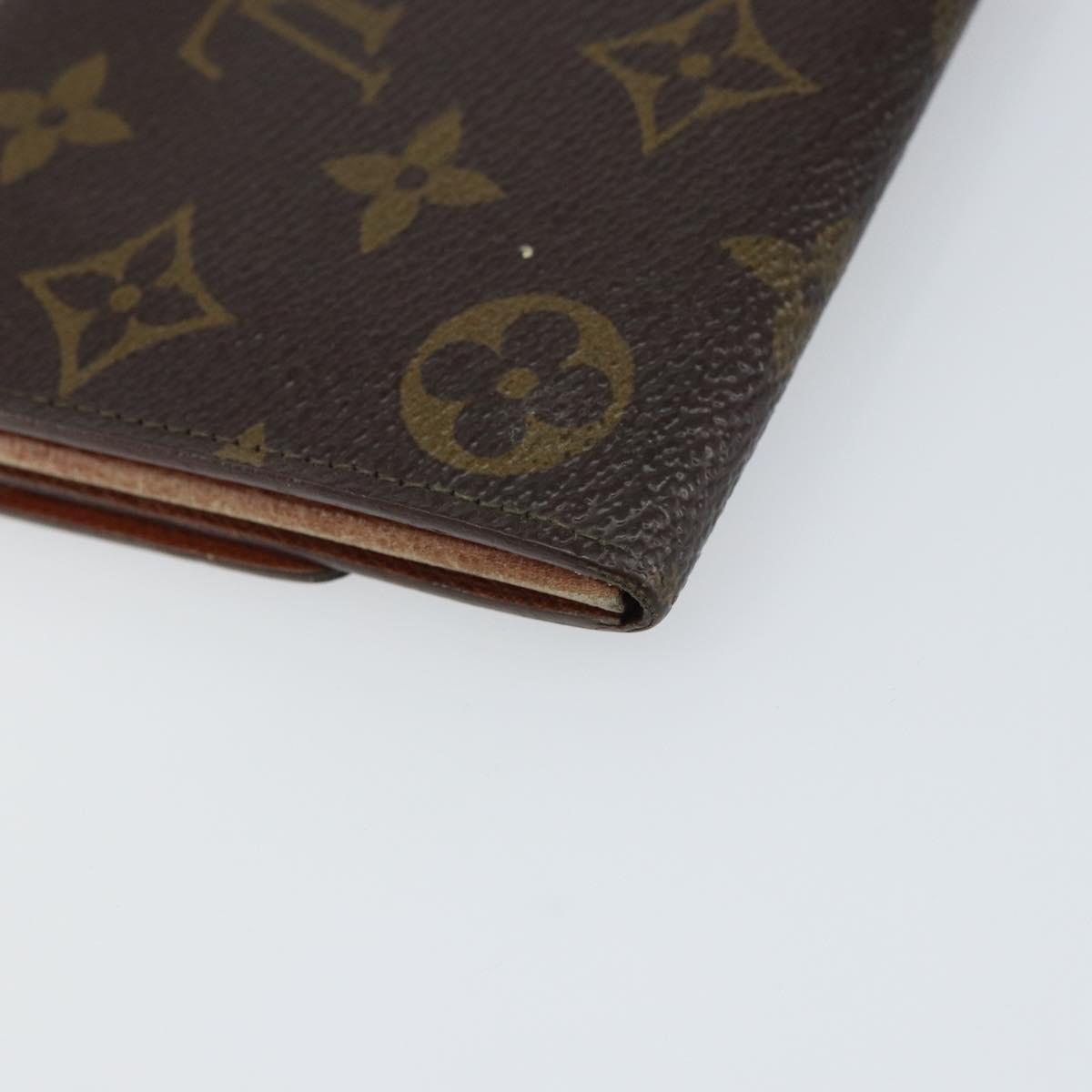 LOUIS VUITTON Monogram Pochette Porte Monnaie Credit Wallet M61725 Auth bs31621