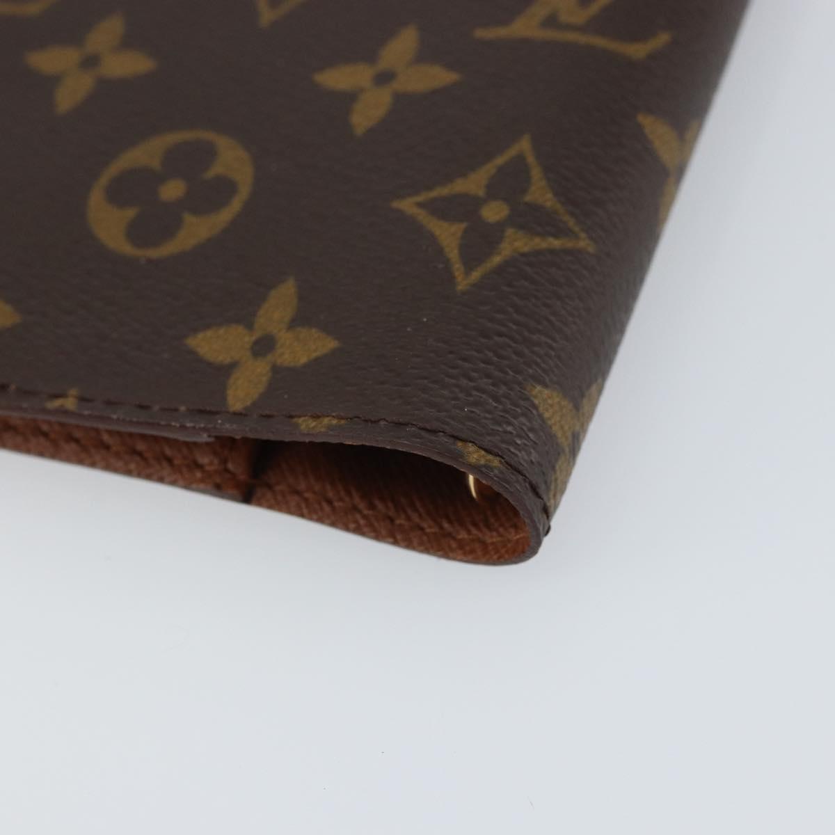 LOUIS VUITTON Monogram Agenda PM Day Planner Cover R20005 LV Auth bs31623