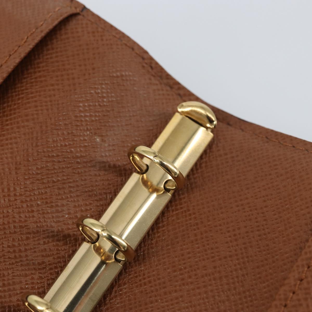 LOUIS VUITTON Monogram Agenda PM Day Planner Cover R20005 LV Auth bs31623