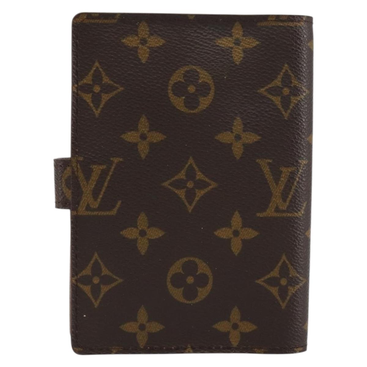 LOUIS VUITTON Monogram Agenda PM Day Planner Cover R20005 LV Auth bs31623