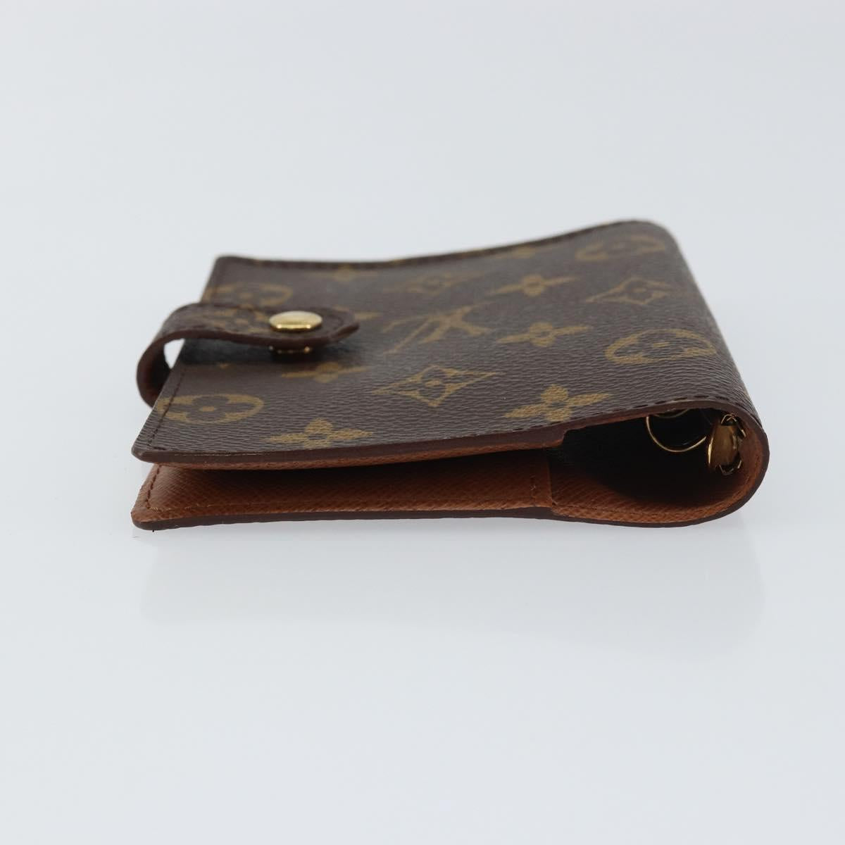 LOUIS VUITTON Monogram Agenda PM Day Planner Cover R20005 LV Auth bs31623