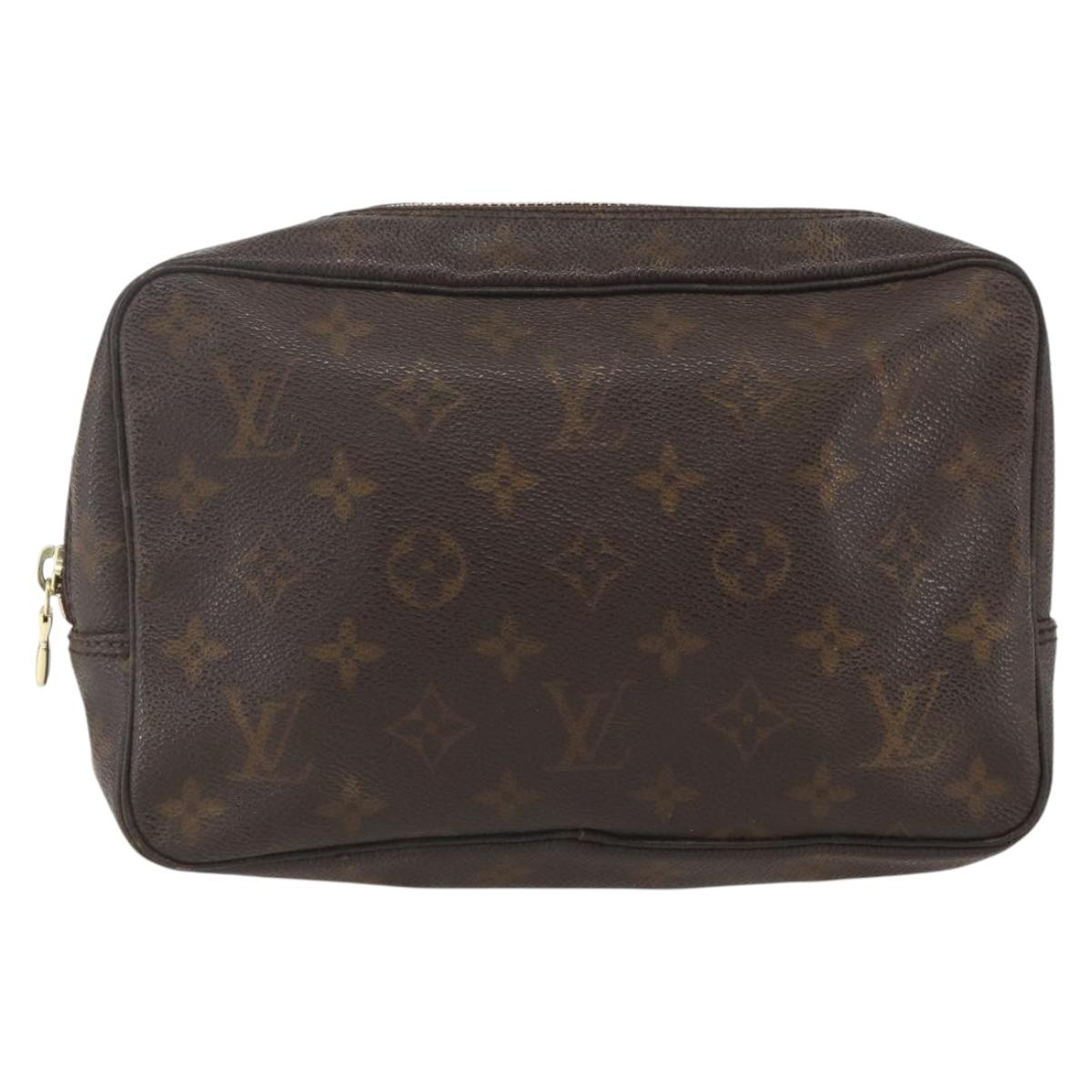 LOUIS VUITTON Monogram Trousse Toilette 23 Clutch Bag M47524 LV Auth bs31624