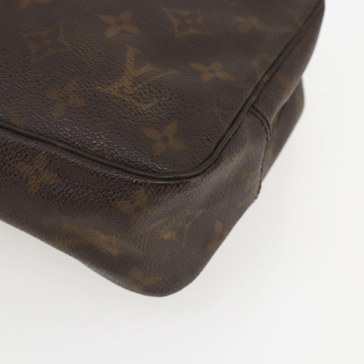 LOUIS VUITTON Monogram Trousse Toilette 23 Clutch Bag M47524 LV Auth bs31624