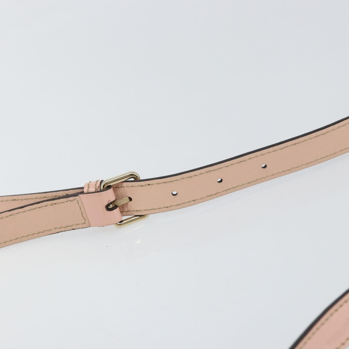 GUCCI GG Supreme Shoulder Bag PVC Beige Gold 201447 Auth bs31625