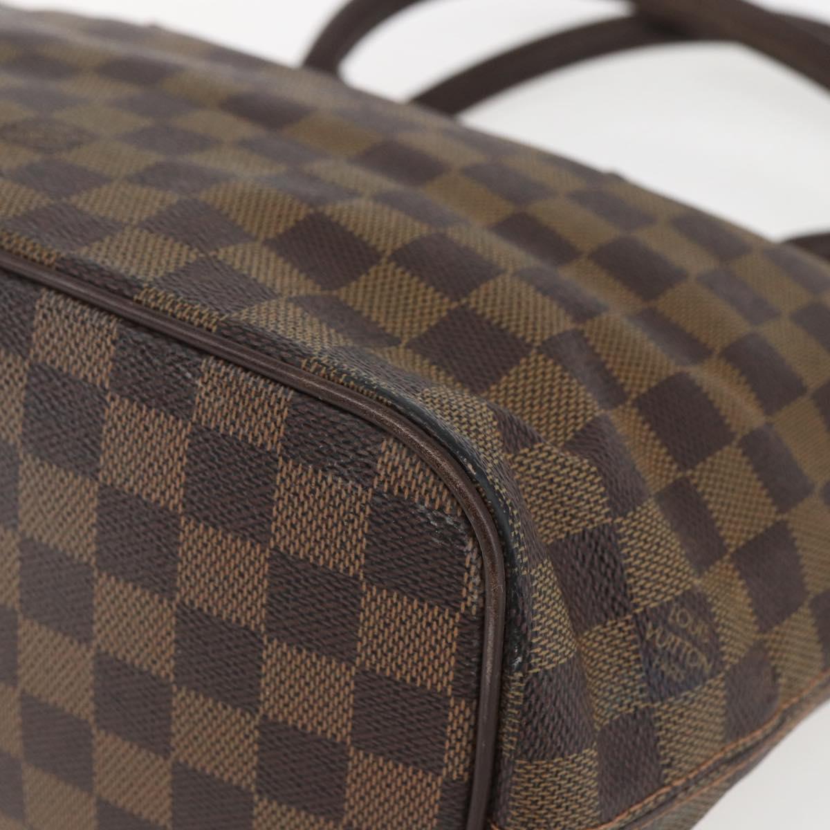 LOUIS VUITTON Damier Ebene Saleya PM Tote Bag N51183 LV Auth bs31629