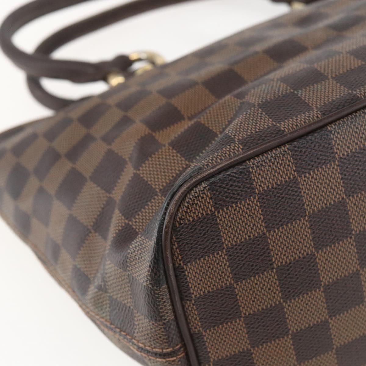 LOUIS VUITTON Damier Ebene Saleya PM Tote Bag N51183 LV Auth bs31629