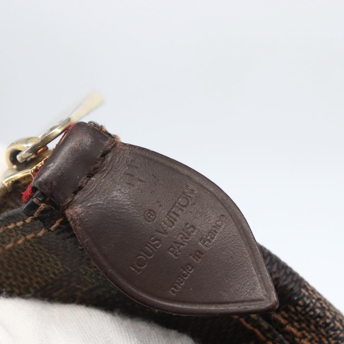 LOUIS VUITTON Damier Ebene Saleya PM Tote Bag N51183 LV Auth bs31629