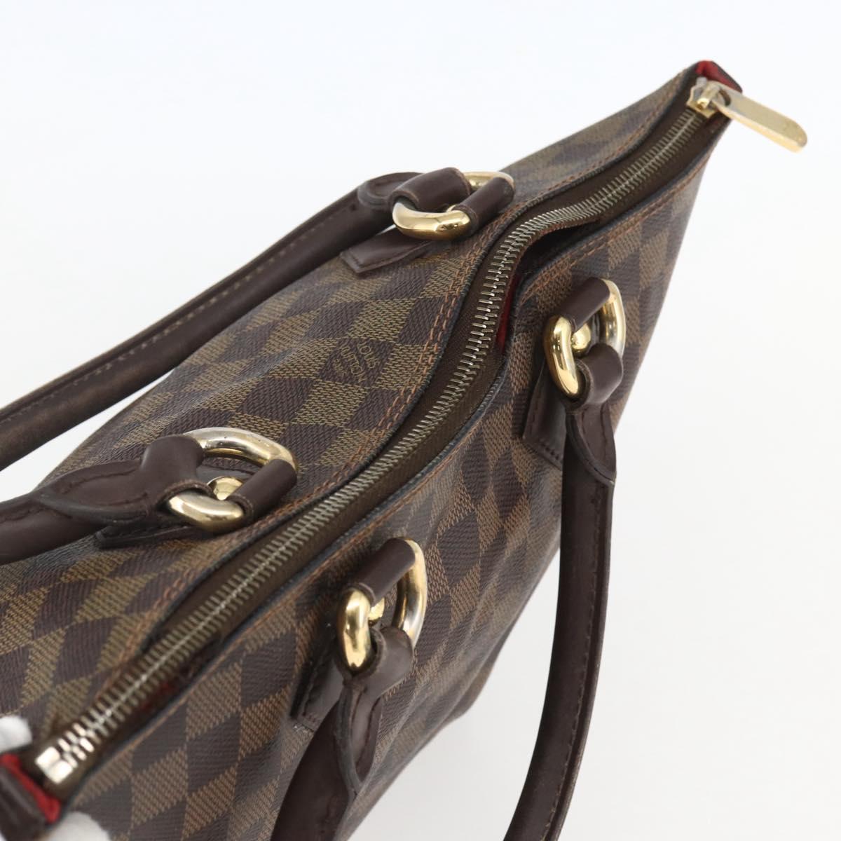 LOUIS VUITTON Damier Ebene Saleya PM Tote Bag N51183 LV Auth bs31629