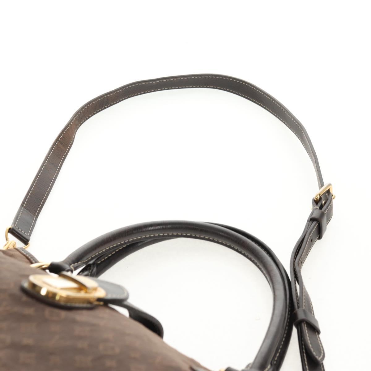 LOUIS VUITTON Monogram Idylle Elegy Hand Bag Black M56696 LV Auth bs31637