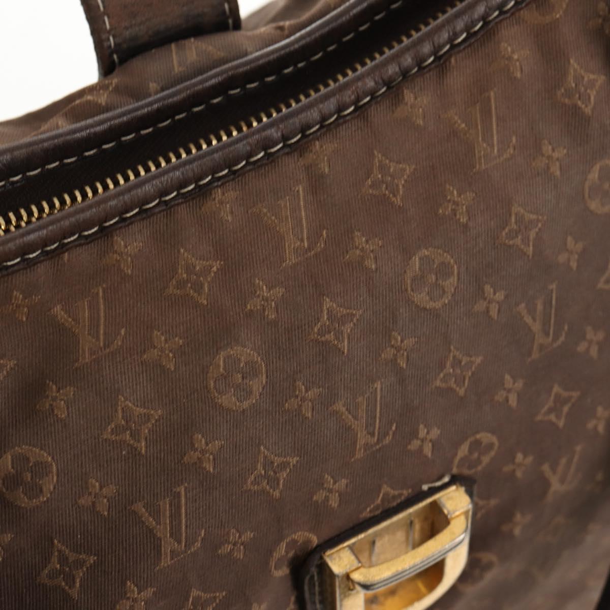 LOUIS VUITTON Monogram Idylle Elegy Hand Bag Black M56696 LV Auth bs31637